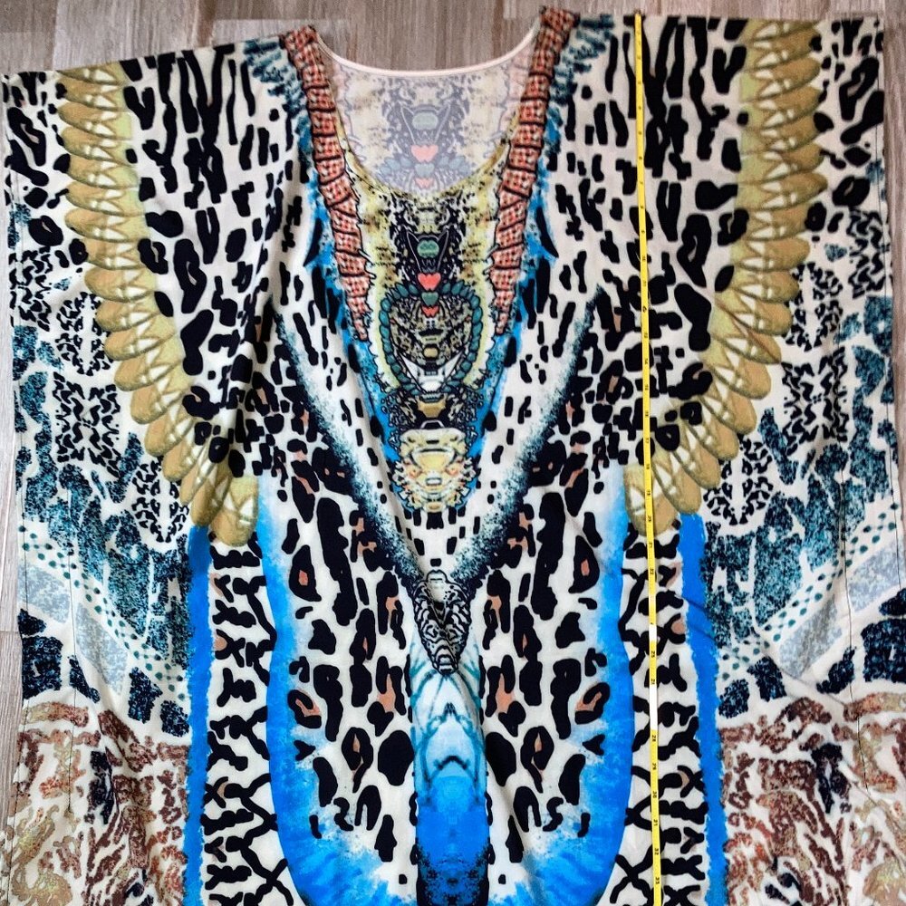 Bsubseach Print Kaftan Maxi Dresses